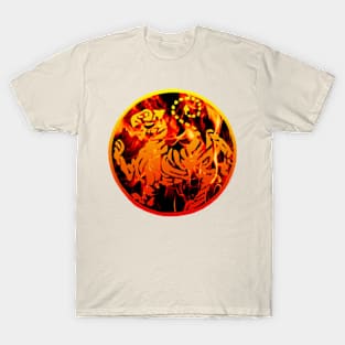 Shotokan Tiger In Flames T-Shirt